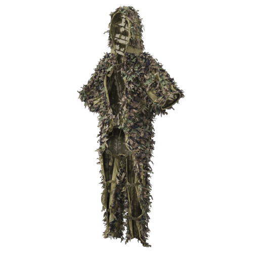 Costum Camuflaj Profesional Helikon - Tex Leaf Ghillie Set - US Woodland | WARGEAR RO