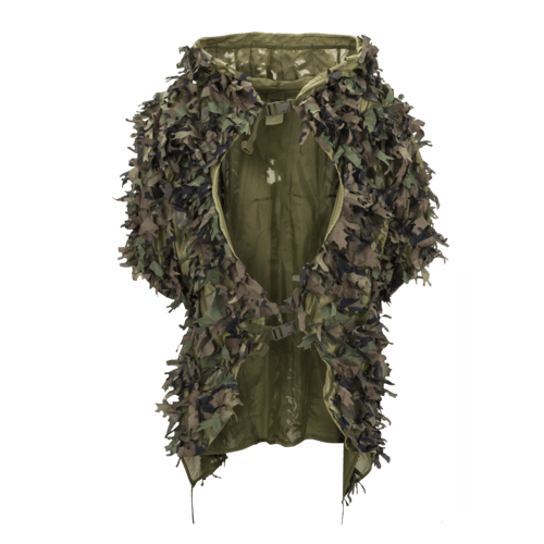 Costum Camuflaj Profesional Helikon - Tex Leaf Ghillie Set - US Woodland | WARGEAR RO