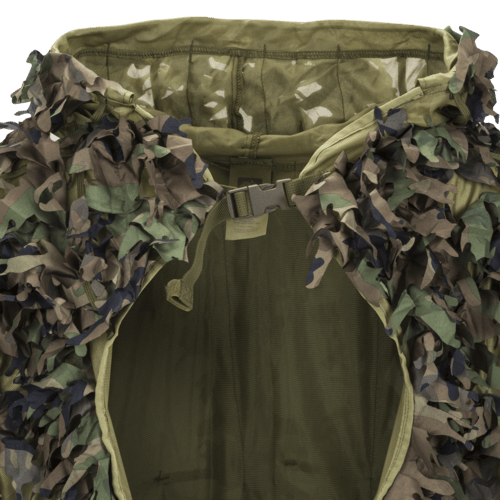Costum Camuflaj Profesional Helikon - Tex Leaf Ghillie Set - US Woodland | WARGEAR RO