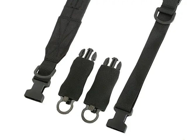 Curea Tactica arma 2 Puncte EMERSON - Negru | Echipament tactic WARGEAR