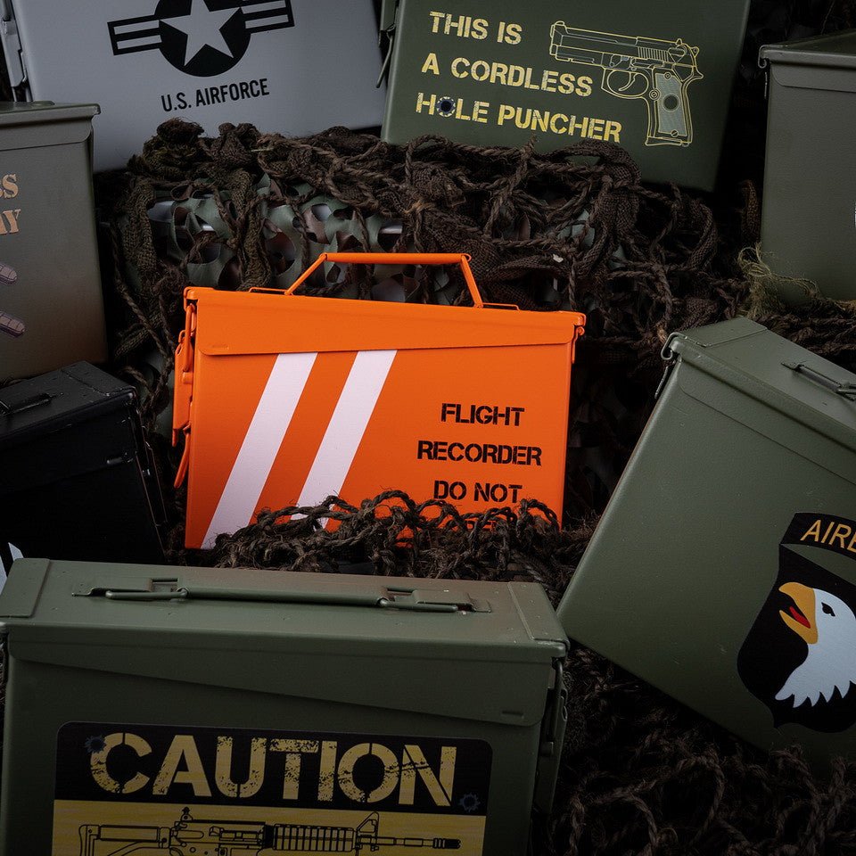 Cutie munitie metalica Ammo Box 30 Cal. – Flight Recorder | Echipament tactic WARGEAR