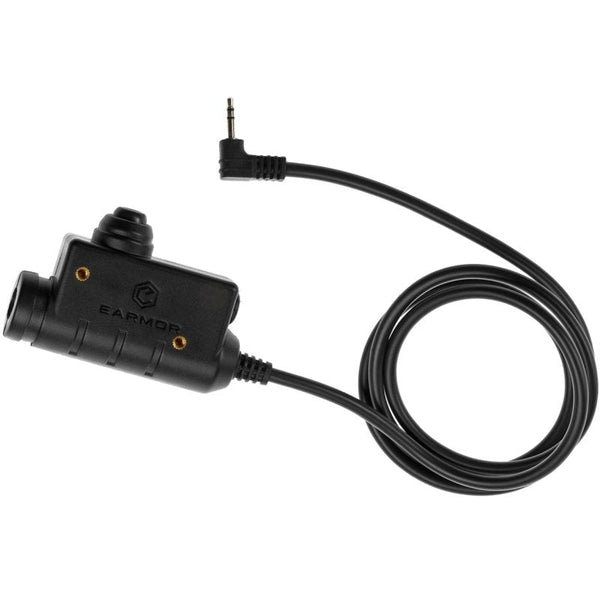EARMOR M51 PTT – Buton tactic Push - to - Talk cu conector Motorola 1 - pin | Echipament tactic WARGEAR