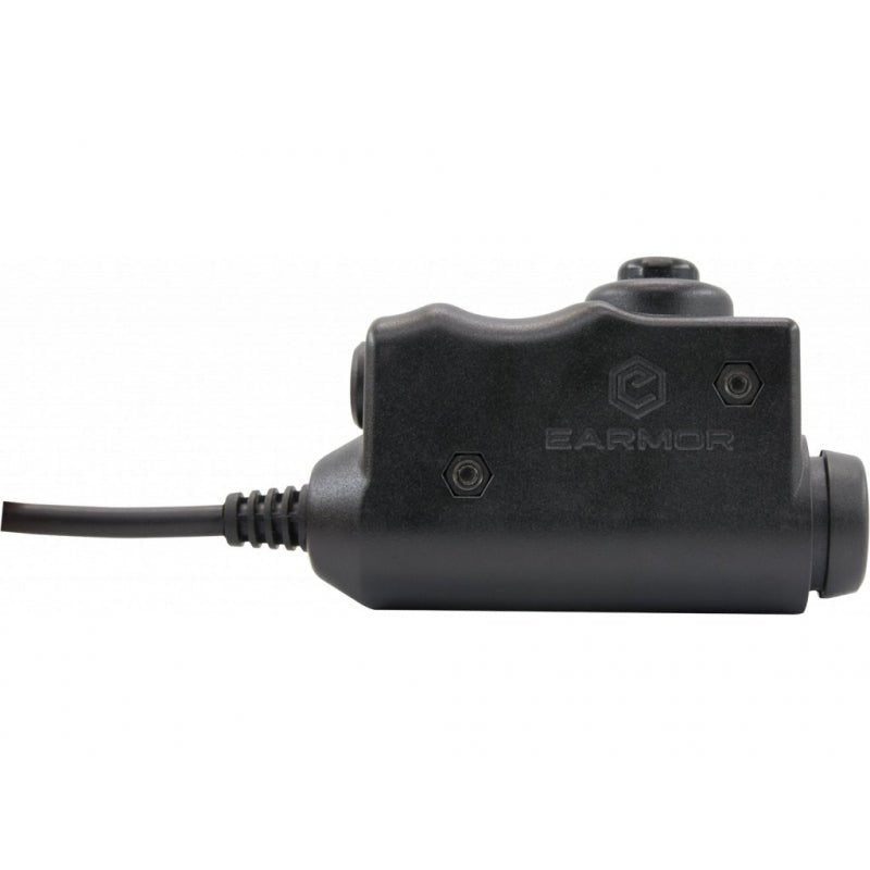 EARMOR M51 PTT – Buton tactic Push - to - Talk cu conector Motorola 1 - pin | Echipament tactic WARGEAR