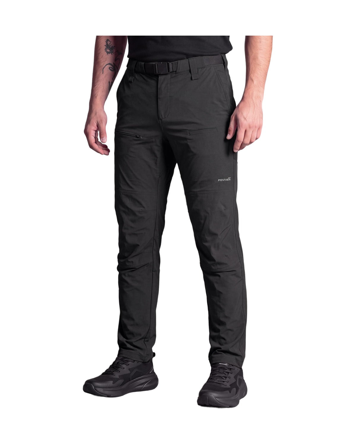 Pantaloni de drumetie Elbrus Pentagon – Negru
