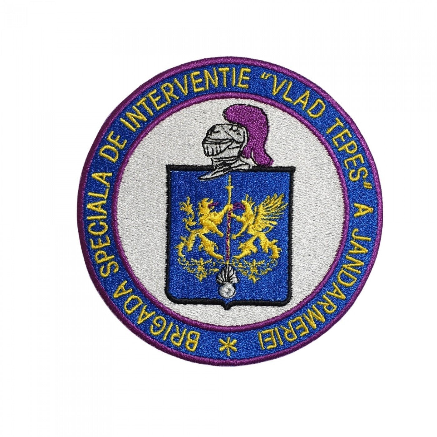 Emblema brodata B.S.I.J. – Velcro – 8,5 cm | WARGEAR RO