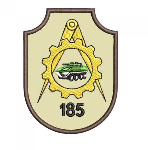 Emblema Brodata Centrul 185 Mentenanță „Radu cel Mare” | WARGEAR RO