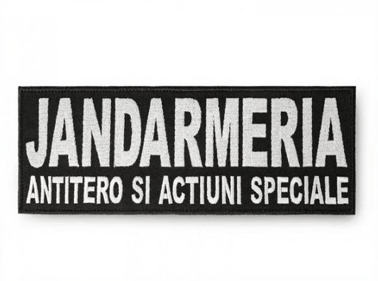 Emblema Brodata Jandarmeria Antitero si Actiuni Speciale 22x8cm | Echipament tactic WARGEAR