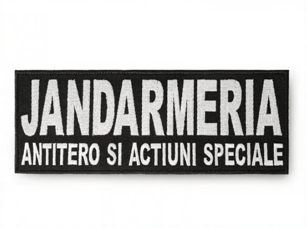 Emblema Brodata Jandarmeria Antitero si Actiuni Speciale 22x8cm | Echipament tactic WARGEAR