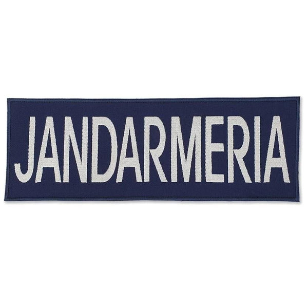 Emblema Brodata Jandarmeria Spate 24x8cm | Echipament tactic WARGEAR