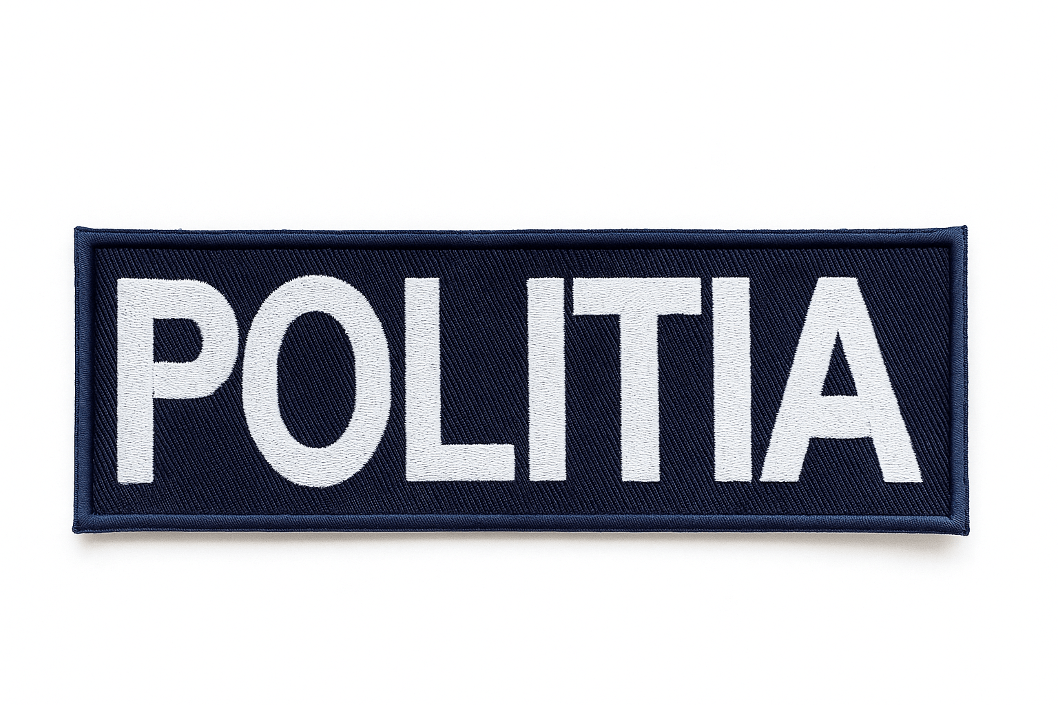 Emblema Brodata Politia 20x8 cm Spate | Echipament tactic WARGEAR