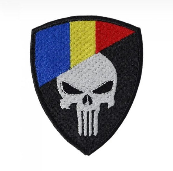 Emblema Brodata Punisher Romania | WARGEAR RO