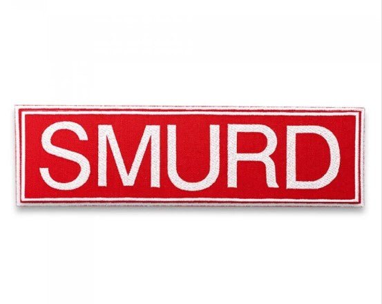 Emblema Brodata SMURD 10x3cm | Echipament tactic WARGEAR