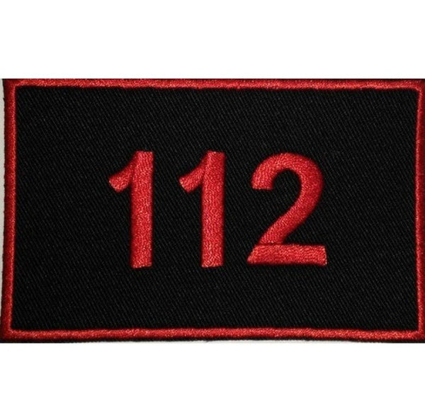 Emblema Brodata SMURD - 112 - brat | WARGEAR RO