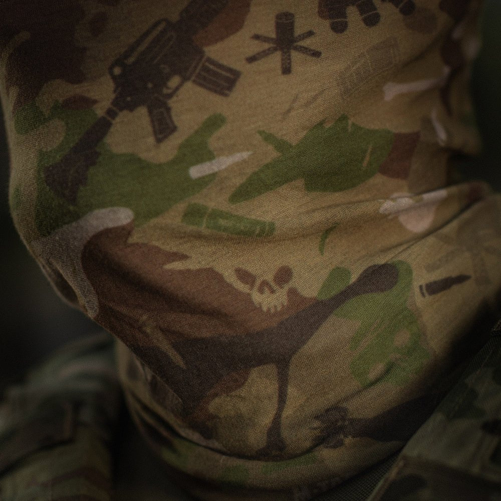 Esarfa Multifunctionala M - Tac Lightweight War Camo | WARGEAR RO