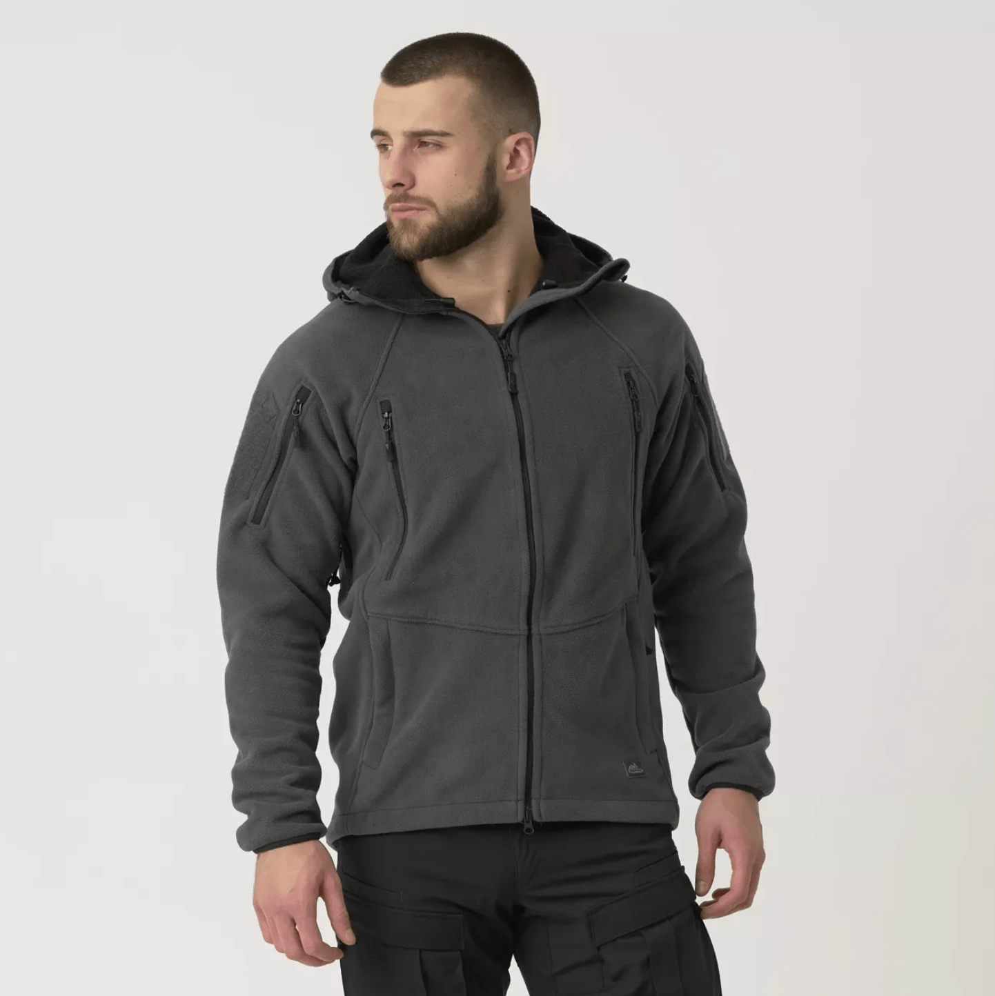 Fleece tactic dublu PATRIOT MK2 Shadow Grey HELIKON - TEX® | Echipament tactic WARGEAR