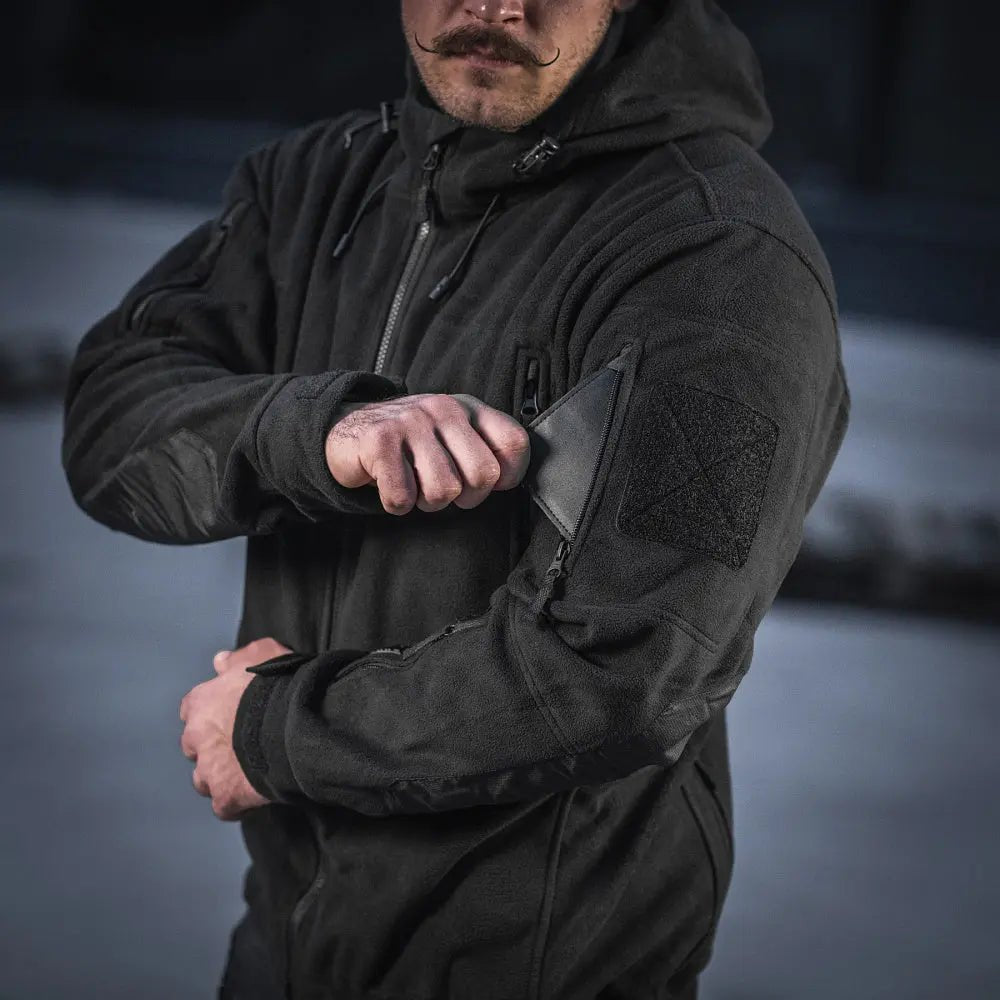 Fleece tactic WINDBLOCK DIVISION GEN.II Negru M - TAC | Echipament tactic WARGEAR