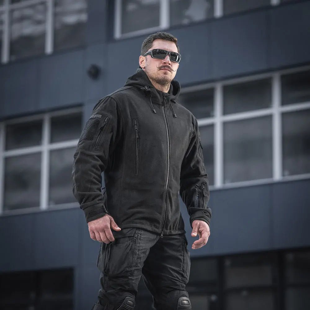 Fleece tactic WINDBLOCK DIVISION GEN.II Negru M - TAC | Echipament tactic WARGEAR