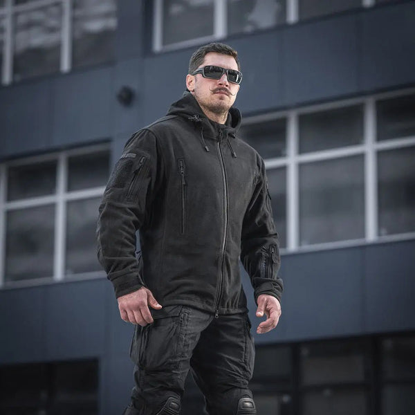 Fleece tactic WINDBLOCK DIVISION GEN.II Negru M - TAC | Echipament tactic WARGEAR