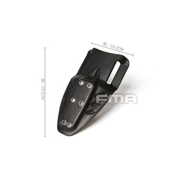 Adaptor low-ride FMA pentru toc pistol – platformă de centură, negru