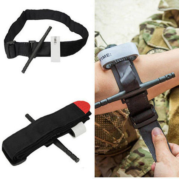 Garou Tactic de Urgenta Medical Tourniquet tip CAT – Tija Metalica – Negru | WARGEAR RO