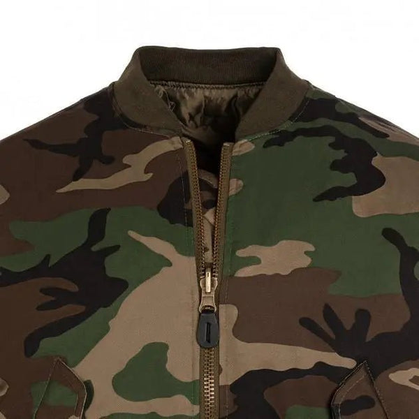 Geaca bomber US MA1® Woodland | Echipament tactic WARGEAR