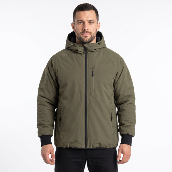 Geaca de iarna reversibila 2in1 OD green / negru MFH | WARGEAR RO