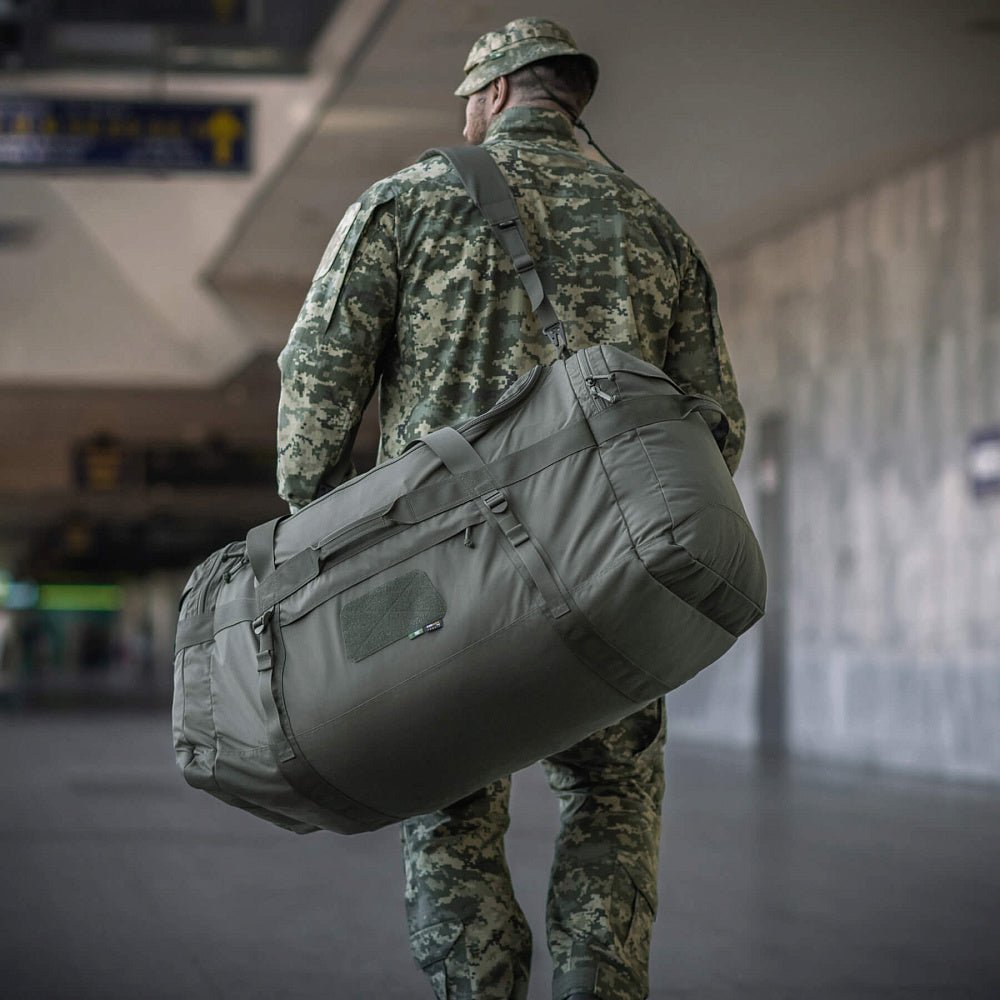Geanta de Voiaj Duffle Bag M - Tac Elite 190L Cordura – Ranger Green | WARGEAR RO