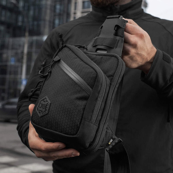 Geanta M - TAC Sling Pistol Bag Hex Black | WARGEAR RO