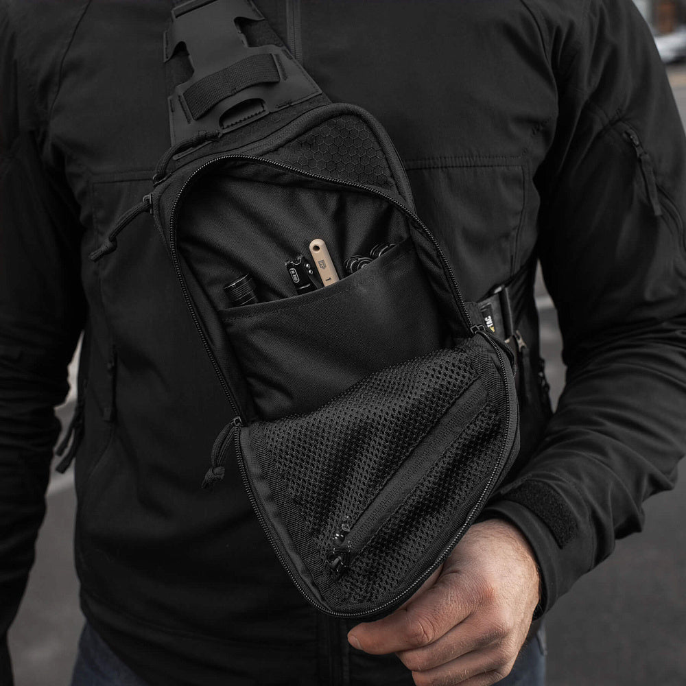 Geanta M - TAC Sling Pistol Bag Hex Black | WARGEAR RO