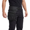 Geanta de picior tactica DROPZONE cu 5 buzunare neagra – purtat
