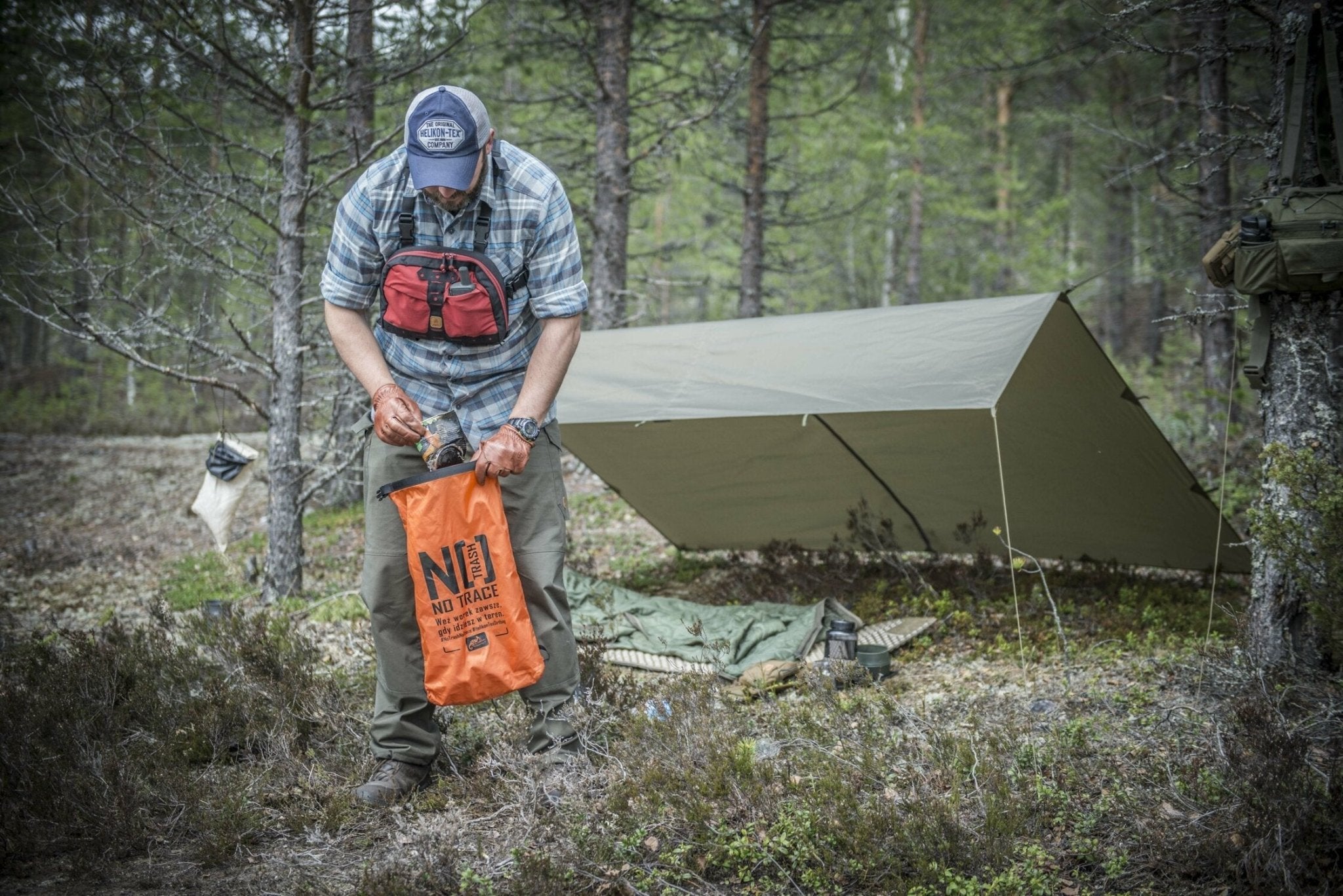 Geanta Reutilizabila Deseuri Helikon - Tex® Dirt Bag – 10L Impermeabila & Eco - Friendly | Echipament tactic WARGEAR