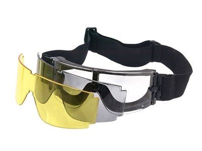 Goggles Guerilla Tactical GX 1000 Set 3 Lentile – Negru | WARGEAR RO