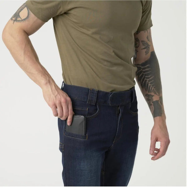 GREYMAN TACTICAL JEANS® SLIM DENIM MID Helikon - Tex® | Echipament tactic WARGEAR