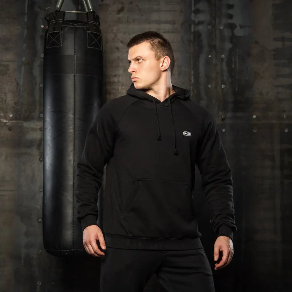 Hanorac Raglan Army Negru M - TAC | Echipament tactic WARGEAR