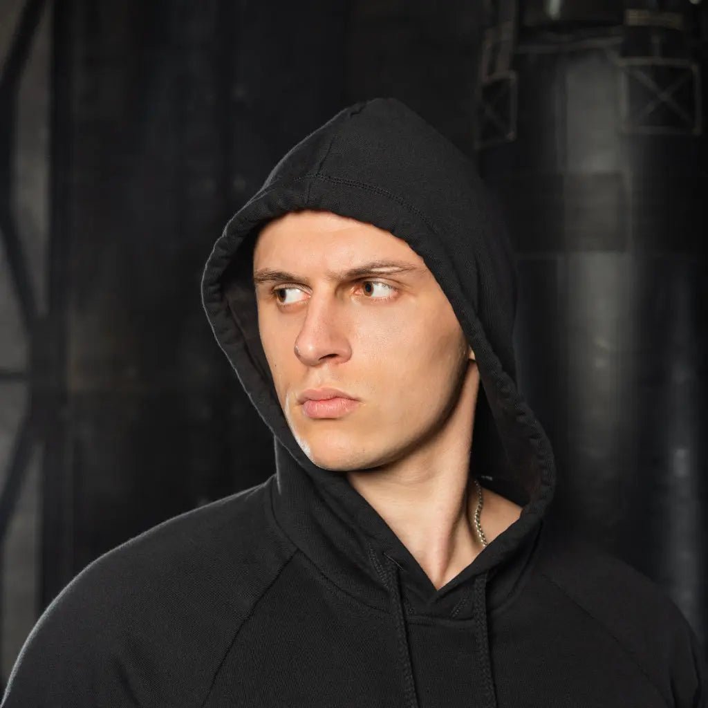 Hanorac Raglan Army Negru M - TAC | Echipament tactic WARGEAR