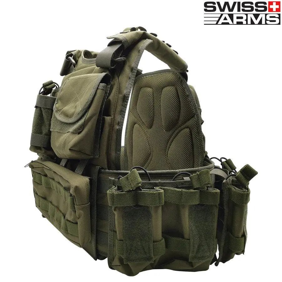 Heavy plate carrier olive SWISS ARMS | Echipament tactic WARGEAR