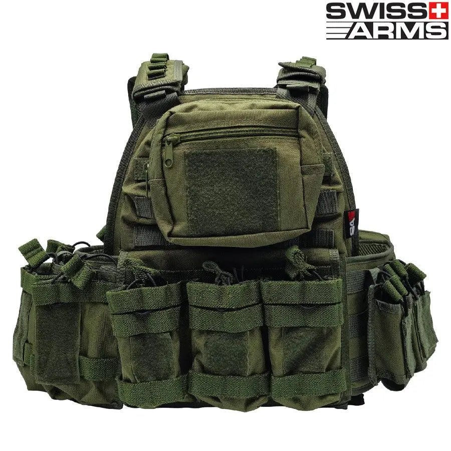 Heavy plate carrier olive SWISS ARMS | Echipament tactic WARGEAR
