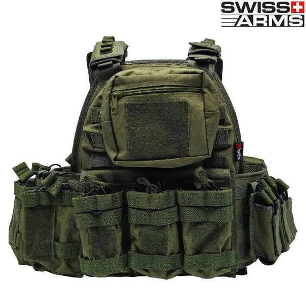 Heavy plate carrier olive SWISS ARMS | Echipament tactic WARGEAR