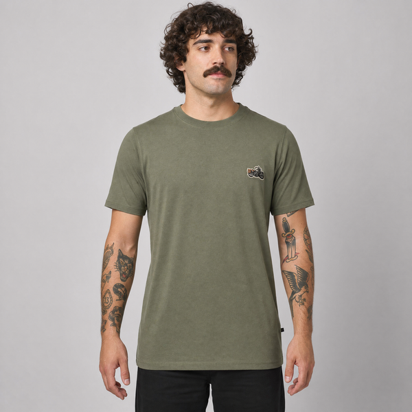 Tricou Army cu Motocicleta WLA Liberator Fostex – Olive