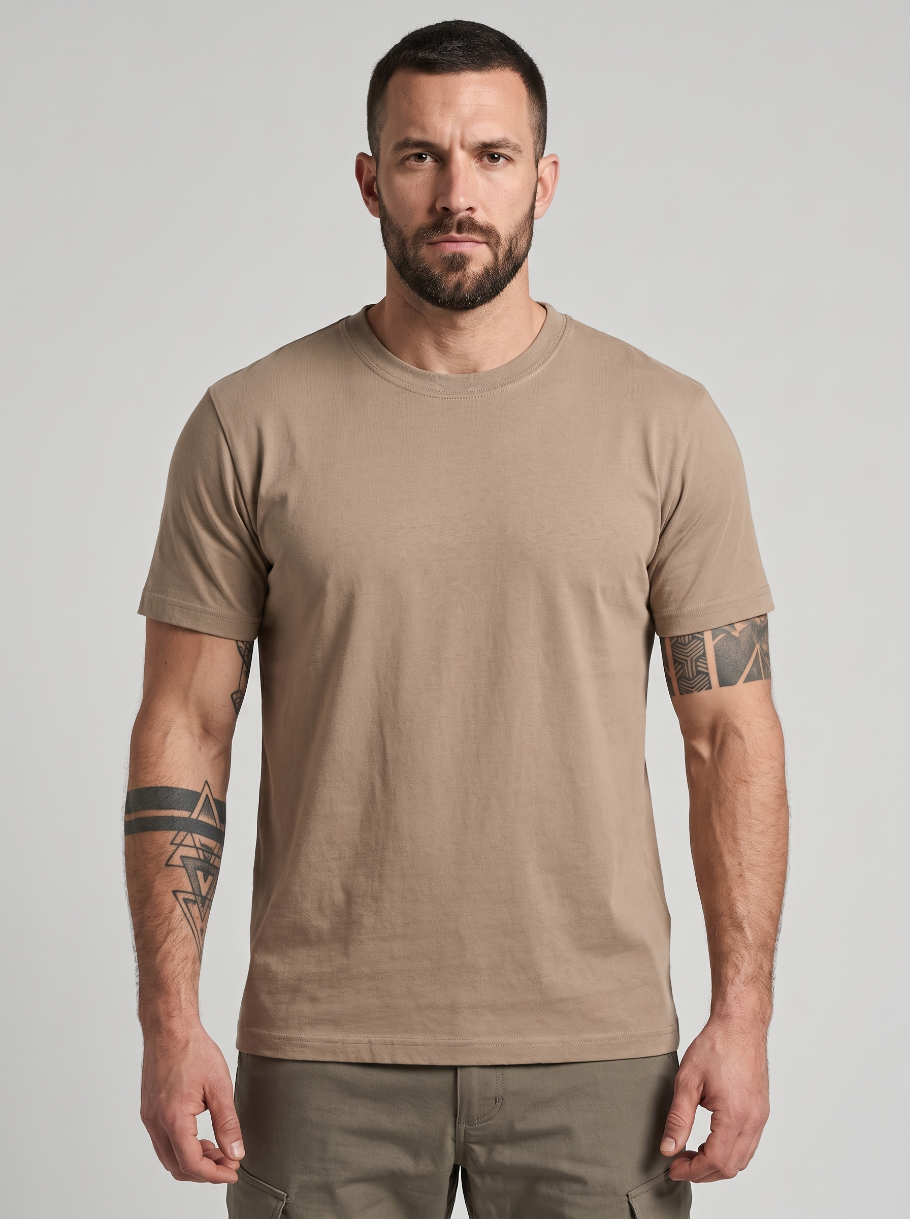 Tricou basic bumbac Brandit 160 g – Croiala Lejera
