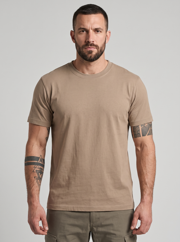 Tricou basic bumbac Brandit 160 g – Croiala Lejera