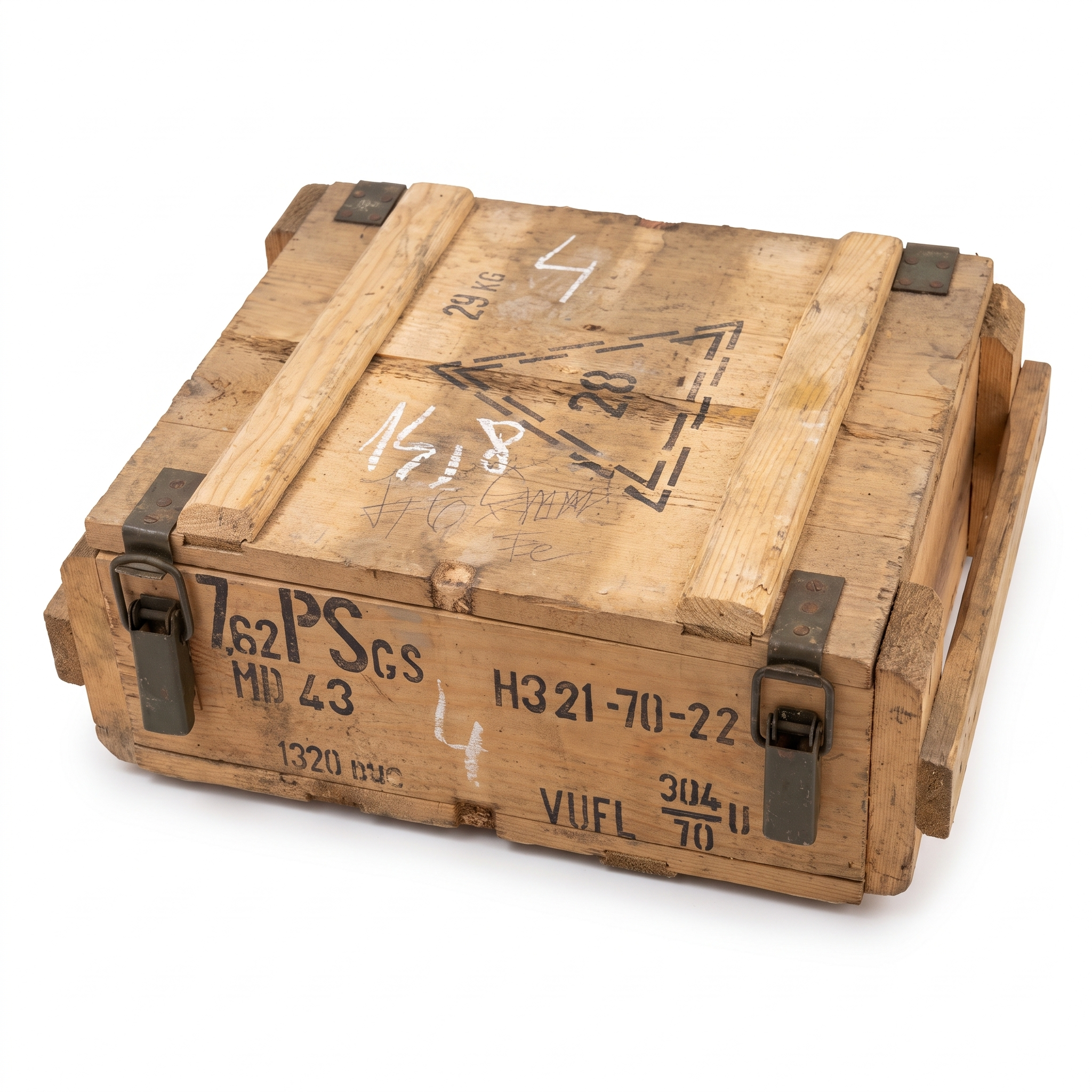 Lada de munitie din lemn Armata Romana 7,62 md. 43 - Surplus Original | WARGEAR RO