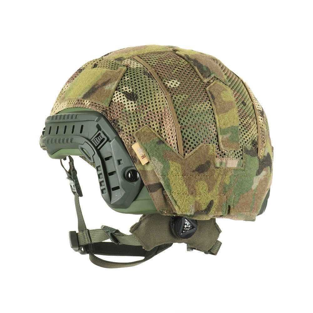 Husa casca tactica cu decupaj NVG – M - TAC Multicam | WARGEAR RO