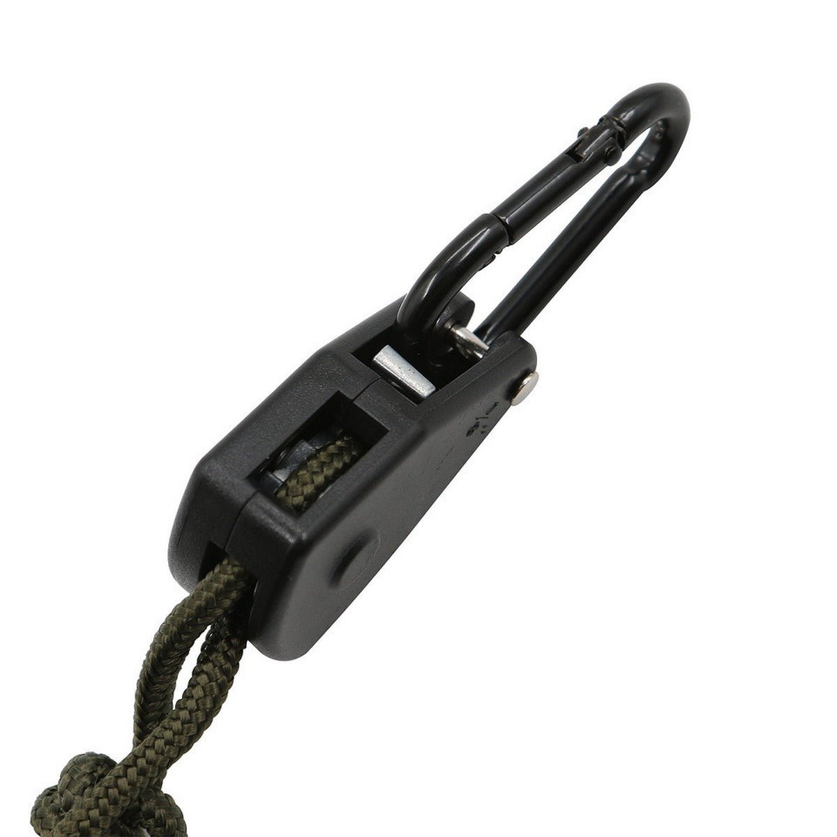 Intinzator de coarda cu clichet si carabiniere Fosco Industries 4 m - Verde | WARGEAR RO