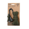 Intinzator de coarda cu clichet si carlige S Fosco Industries 4 m x 6 mm - Verde | WARGEAR RO