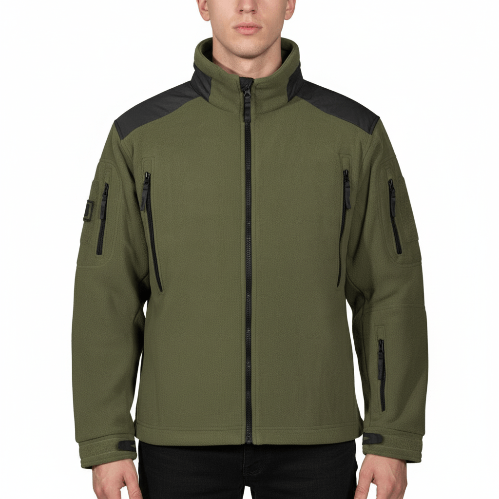 Jacheta Fleece Heavy Strike Olive MFH - S | Echipament tactic WARGEAR