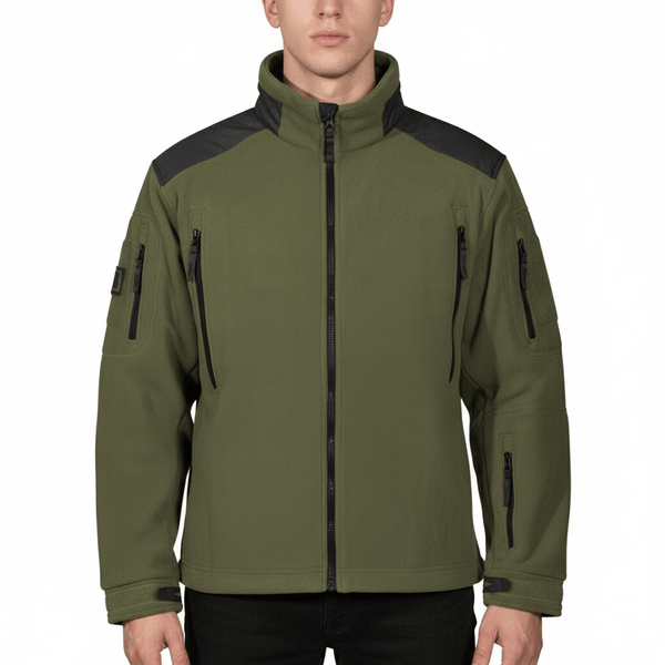 Jacheta Fleece Heavy Strike Olive MFH - S | Echipament tactic WARGEAR