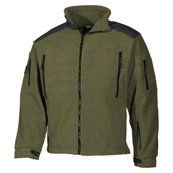 Jacheta Fleece Heavy Strike Olive MFH - S | Echipament tactic WARGEAR