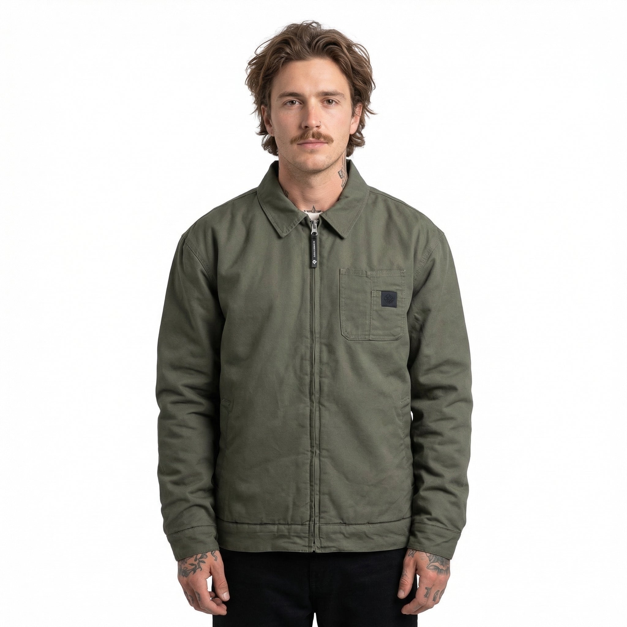 Jacheta Heritage Worker Fostex Garments – Washed Olive | WARGEAR RO