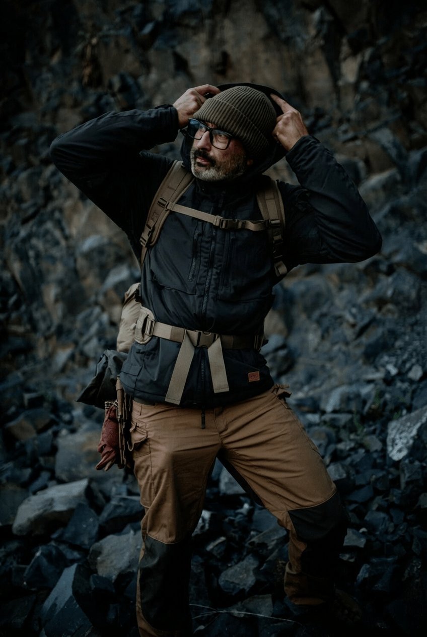 Jacheta iarna Yukon Bushcraft HELIKON - TEX Climashield Apex | WARGEAR RO